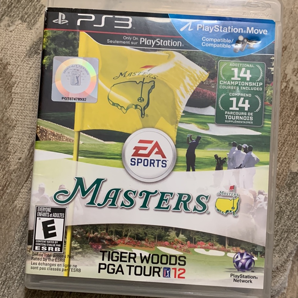 PS3 Masters golf game